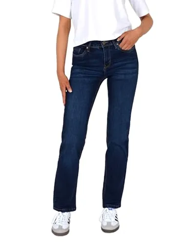 ESRA Damen Straight Fit Jeanshose