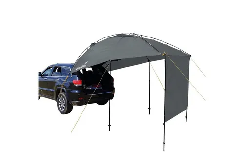 Skandika SUV Sonnensegel | Vielseitiges Vorzelt für Auto und mehr - Caravan-Zubehör mit 3000 mm Wassersäule, bietet optimalen Schutz vor Wetter und ist auch ohne Auto nutzbar. Inklusive Aufstellstangen und Tragetasche für einfachen Transport.
