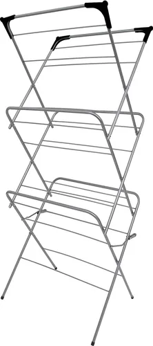 Sepio Wandwäschetrockner Weiß/Dunkelblau 52,2x59,5x130,5 cm