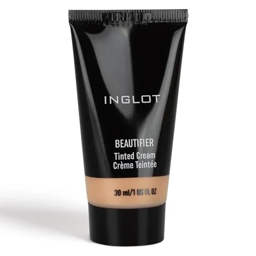 Inglot Beautifier, Tönungscreme, Glatter Teint mit Zarter Farbe, mit HD-Pigmenten, Auch für Empfindliche Haut, Aufgehelltes und Revitalisiertes Gesicht, Perfektes Make-up, 30 ml : 106