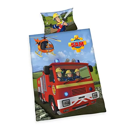 Herding Bettwäsche-Set Feuerwehrmann Sam