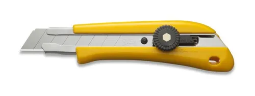 Cuttermesser 18mm mit Feststellrad , OLFA® BN-L in gelb von OLFA