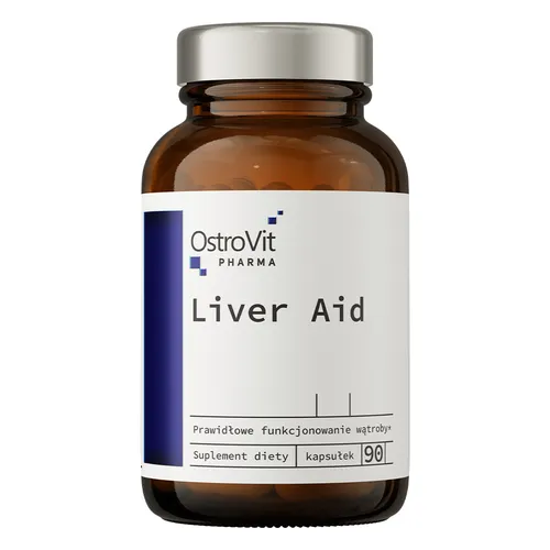 OstroVit Pharma Liver Aid 90 Kapseln Vegan Cholin NAC Artischocke B6 Kurkuma Pro