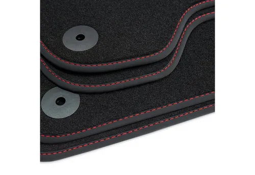 tuning-art B106 Fußmatten Exclusive für VW ID.Buzz MPV 2022- - Hochwertige Velours-Fußmatten für VW ID.Buzz MPV ab 2022, robust und rutschfest. Inklusive Fahrer-, Beifahrer- und hinterer Matte, idealer Schutz für Ihr Fahrzeug.