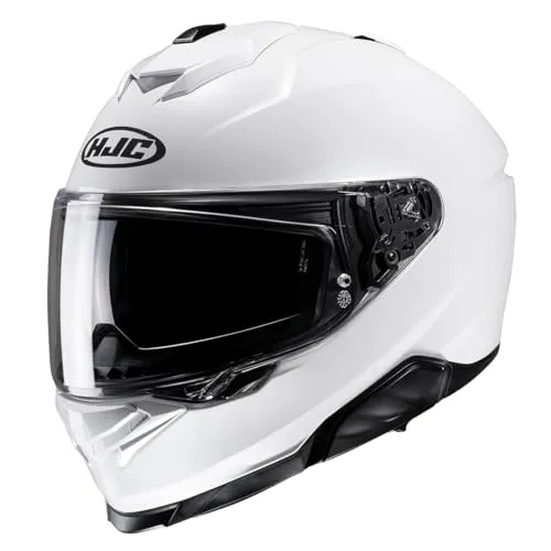 HJC i71 PEARL WHITE XL - Hochwertiger Motorradhelm - Motorradhelm der Kategorie Standard ECE 22.06, gefertigt aus robustem Polycarbonat für optimalen Schutz und Komfort auf jeder Fahrt.