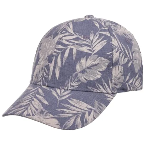 Lipodo Leaves Kindercap Jungen Mädchen Basecap Baumwolle Baseballmütze Tropenprint Frühjahr Sommer dunkelblau One Size