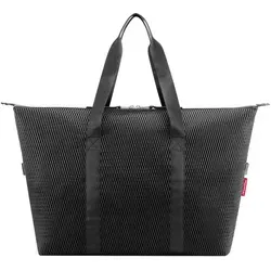 reisenthel Reisetasche extralite weekender L mesh black - Reisetaschen, leichtes und robustes Material, ideal für Wochenendtrips und Fitness, wasserabweisender Reißverschluss und Handgepäckmaße.