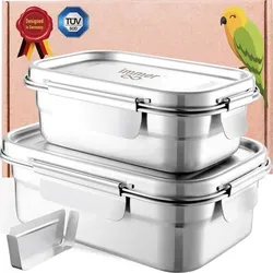 immer Lunchbox Edelstahl Brotdosen-Set 