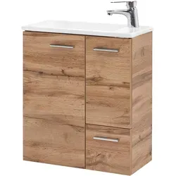 MÖBELPARTNER Waschbecken mit Unterschrank Matteo 137111 in beige von Schildmeyer