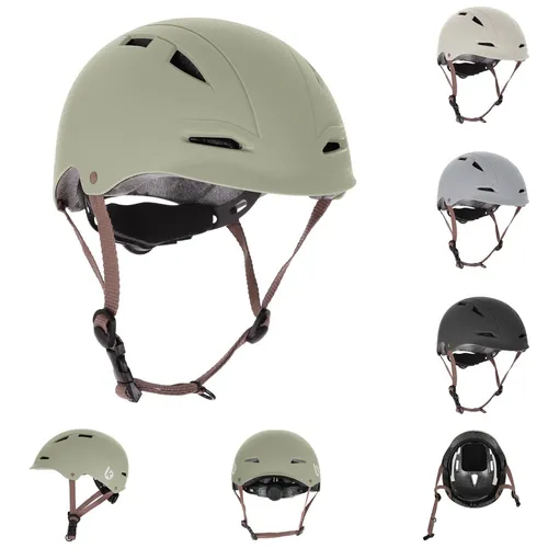Kikkaboo Kinder-Schutzhelm 46 - 56 cm, verstellbar und mit optimaler Belüftung - Fahrradhelme für Kinder ab 2 Jahren, verstellbar von 46 - 56 cm, mit 9 Lüftungslöchern für ideale Luftzirkulation und Komfort beim Skaten, Rollschuhlaufen oder Fahrradfahren.