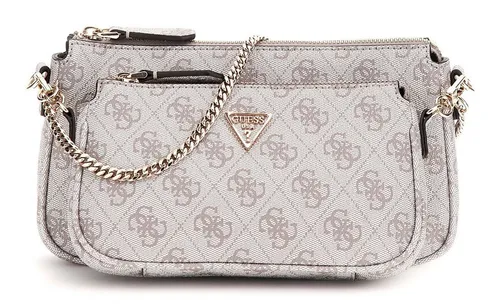 Guess Umhängetasche Double Pouch Crossbody Bag (Set, 2-tlg) - Stylische GUESS Umhängetasche im Set mit zwei Trageoptionen. Die elegante Tasche bietet viel Platz und vielseitige Einsatzmöglichkeiten für jedes Outfit.