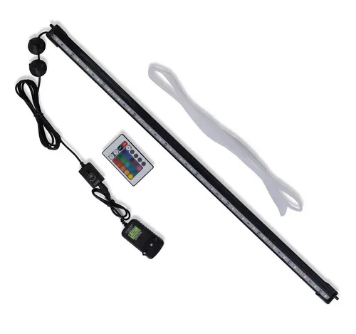 vidaXL LED RGB Aquariumlampe 71 cm - Beleuchtung für Aquarien mit attraktiven Farben und Farbwechsel-Funktion, ideal für bezaubernde Nachtatmosphäre und visuelles Interesse in Ihrem Fischteich oder Aquarium.