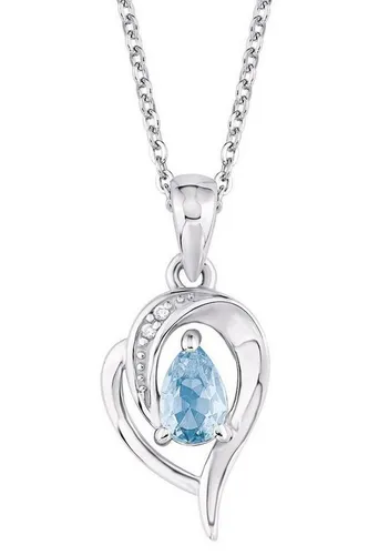 Amor Kette mit Anhänger Herz, 2012803 in blau von Amor