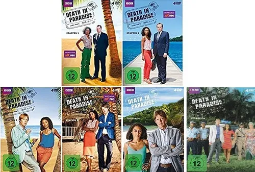 DVDs * DEATH IN PARADISE - SEASON / STAFFEL 1+2+3+4+5+6 IM SET # NEU OVP & 24