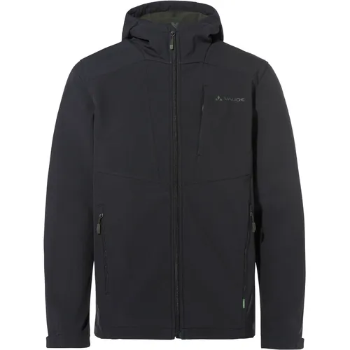 VAUDE Cyclone Softshelljacke Herren XXL - winddicht und wasserabweisend - Funktionsjacken: Atmungsaktive Softshelljacke mit fester Kapuze, ideal für die Übergangszeit; regulierbare Ärmel und Saum für optimalen Tragekomfort.
