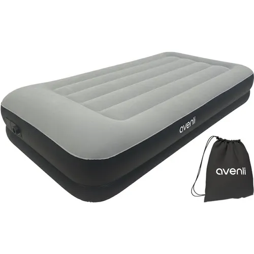 Avenli selbstaufblasendes Luftbett 191 x 99 x 36 cm mit integrierter Pumpe