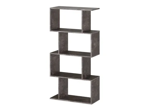 RICOO Aktenregal WM074-BG - Modernes kleines Bücherregal - Aktenregale – Stilvolles und schmales Standregal mit 4 Fächern, ideal für Bücher, Pflanzen oder als CD-Ständer, bietet viel Stauraum und lässt sich einfach montieren.