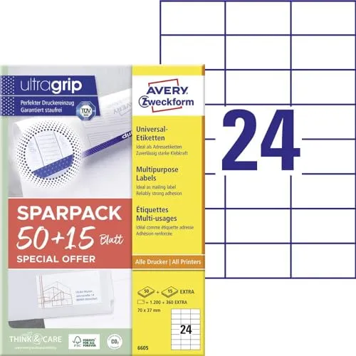 Drucker- & Kopierpapier von Avery Zweckform