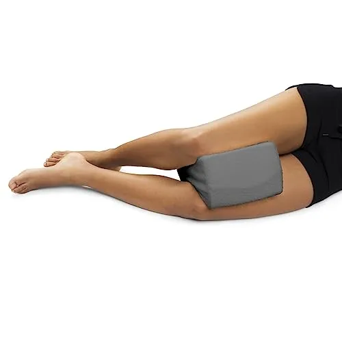 Bodyprotect Kniekissen für Seitenschläfer - Orthopädisches Beinkissen aus Memory Foam - Beinkissen zur optimalen Entlastung von Knie und Rücken, ergonomisches Design für vielseitige Nutzung, Bezug waschbar und pflegeleicht.