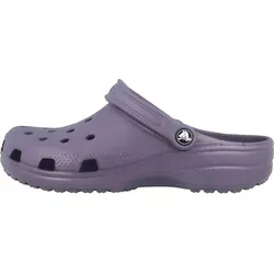 Crocs Classic Clog Damen Sandale pflaumeviolett, Größe 45-46 - Badeschuhe mit individuellem Fußbett aus Croslite-Material für hervorragende Unterstützung und Atmungsaktivität – ideal für Strand und Boot!
