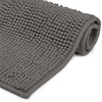 Beautissu BeauMare FL Vorleger Matte 50x60cm Anthrazit in grau von Beautissu