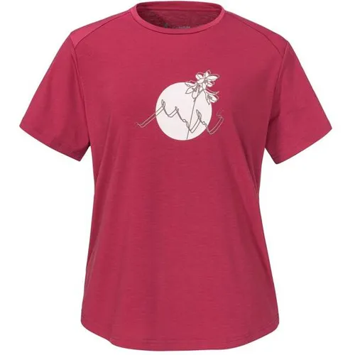 Schöffel Women's T-Shirt Haberspitz - Funktionsshirt in Rot, Gr 40 - T-Shirt für Damen, ideal zum Wandern mit dehnbarem Material für optimale Bewegungsfreiheit. Entdecken Sie weitere Schöffel Produkte im Bergfreunde.de Online-Shop!