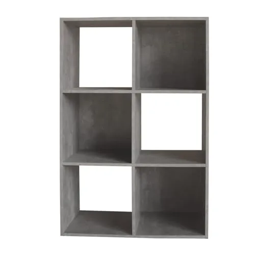 HTI-Line Bücherregal Thekla 6090 - Bücherschränke, eleganter Raumteiler mit 6 Regalfächern, ideal für eine stilvolle und funktionale Raumgestaltung.