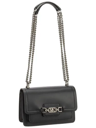 Michael Kors Women Heather Xs Xbody Bag, Schwarz - Elegante Schultertasche - Umhängetaschen mit Kettendetail und praktischer Clip-Schließung, perfekt für den stylischen Alltag.