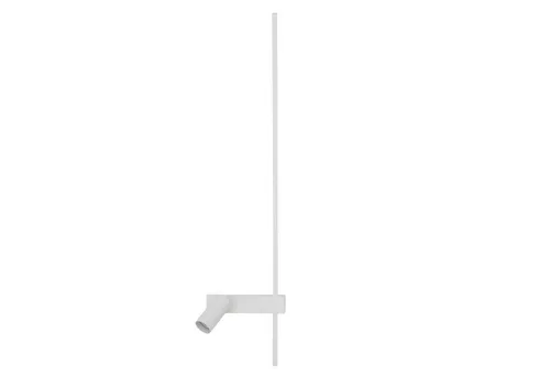 Licht-Erlebnisse Wandleuchte AGUK, ohne Leuchtmittel, Warmweiß, Aluminium GU10 80 cm hoch Weiß länglich warmweißes Licht 3000 K