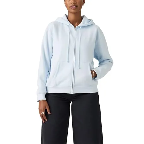 Levi's® Kapuzensweatjacke EVERYDAY ZIP HOODIE mit Logo - Modische Kapuzensweatjacke von Levi's® für jeden Anlass. Bequem und funktional mit elastischen Bündchen und Kängurutasche. Ideal für Outdoor-Aktivitäten und Freizeit.