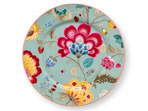 PiP Studio Platzteller Blooming Tales Fantasy Blue 32cm in blau von Pip Studio