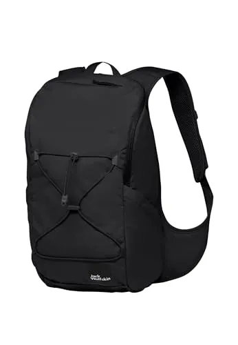 SERENE Rucksack schwarz, 18 Liter - Daypack für Outdoor-Aktivitäten, aus 100% recyceltem Polyester gefertigt und bietet ein umweltfreundliches Design mit 18 Litern Volumen.