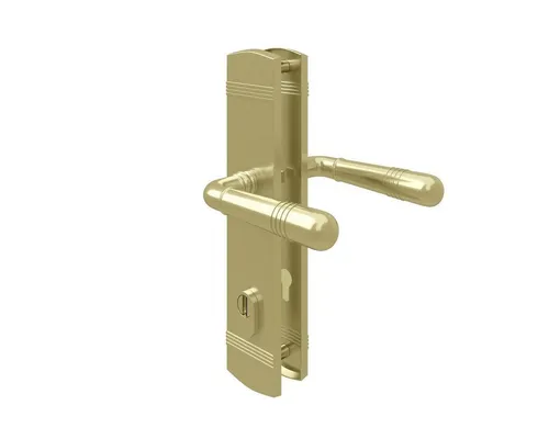 MS Beschläge Türbeschlag Messing Optik PZ in gold von MS Beschläge