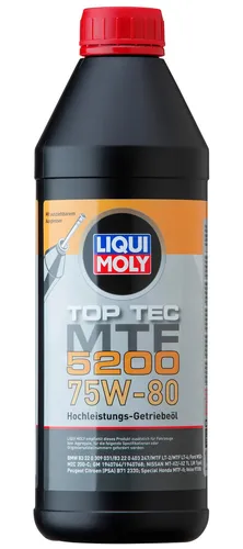 Liqui Moly Top Tec MTF 5200 75W-80 Hochleistungs-Getriebeöl 1 Liter GL4 Getriebe