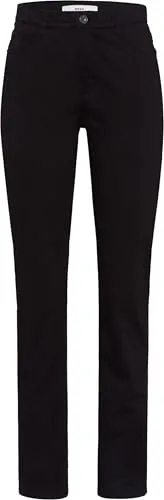 BRAX Feel Good Damenhose Mary – Slim Fit Baumwollstretch in Schwarz - Jeans mit Slim Fit für eine schlanke Silhouette, atmungsaktives Baumwollstretch und Perma-Ausstattung für langanhaltende Farbe und hohen Tragekomfort.