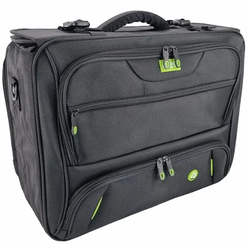 OECOVERDE Soft Pilotenkoffer aus RPET in schwarz