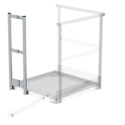 MUNK Geländerelement - Geländergelenkstück, verstellbar von ca. 275-410mm für flexible Anwendungen und optimale Anpassung.