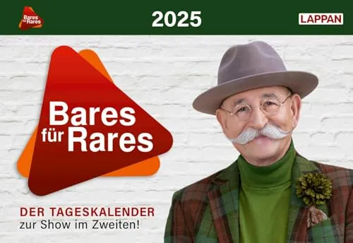 Bares für Rares – Tageskalender 2025: Quizkalender zur beliebten TV-Show mit Horst Lichter – Täglich Expertenwissen testen und spannende Fakten über Antiquitäten kennenlernen