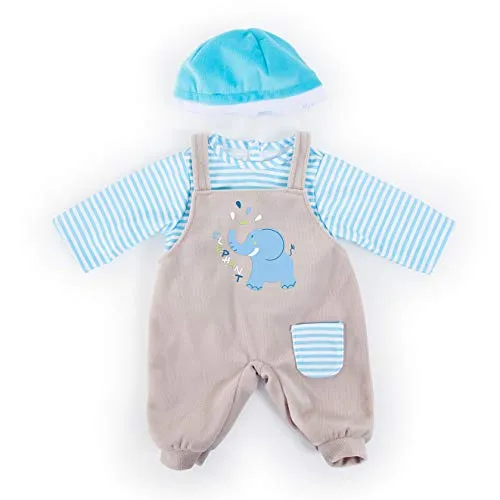 Bayer Design 84676AA Puppenkleidung - Mehrteiliges Puppenoutfit für 40-46 cm Puppen, fördert Fantasie und Fingerfertigkeit beim Spielen