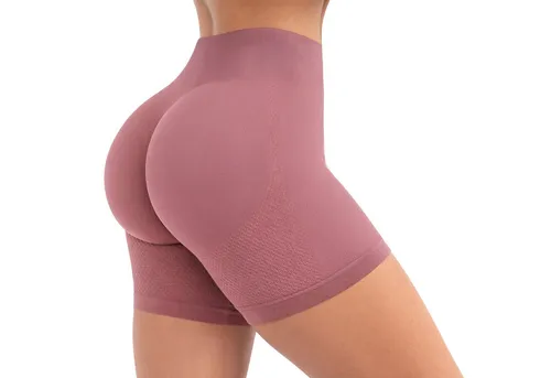 Smilodox Shorts Amaze Scrunch, Blickdichte Radlerhose mit Unsichtbarer Scrunch-Effekt High Waist Squatproof Scrunch Shorts-Leggings Seamless Sport Fitness