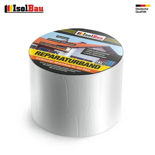 Reparaturband Bitumenband Aluminium 100 mm Selbstklebendes Aluband Butylband