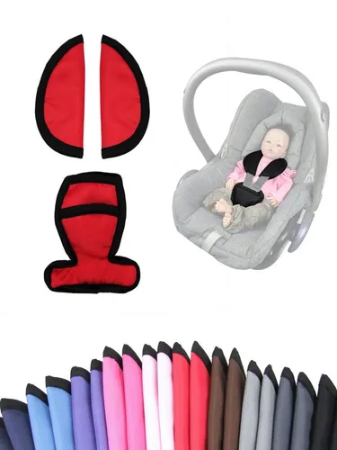 BambiniWelt by Rafael K. Gurtpolster Gurtpolster Babyschale Autositz kompatibel Maxi Cosi Cabrio Fix Citi, kompatibel mit MAXI COSI BABYSCHALEN (Maxi-Cosi Pebble ausgeschlossen)