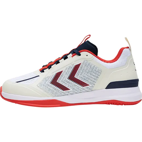 hummel Unisex Handballschuhe Dagaz 212116 Marshmallow 46.5 - Tennisschuhe mit rutschfester Gummisohle für optimalen Halt und Komfort während des Spiels.
