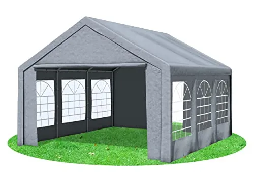 Stabilezelte 4x5m Partyzelt, Classic PRO PE GRAU von Stabilezelte