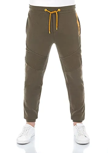 Riverso Jogginghose Herren RIVTill Slim Fit Grün 3XL - Trainingsbekleidung aus hochwertigem Baumwolle-Polyester-Mix, ideal für Indoor und Outdoor. Die bequeme Jogginghose bietet eine perfekte Passform und praktische Hosentaschen.