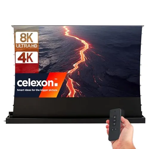 celexon UST Hochkontrast Bodenscheren Leinwand - HomeCinema Plus 120