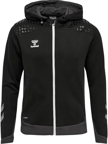hummel hmlLEAD Poly Trainingsjacke schwarz, M Herren