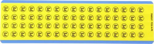 Panduit PESC-H-PE Hinweisschild PE, Schutzleiter (B x H) 13mm x 13mm 68St.