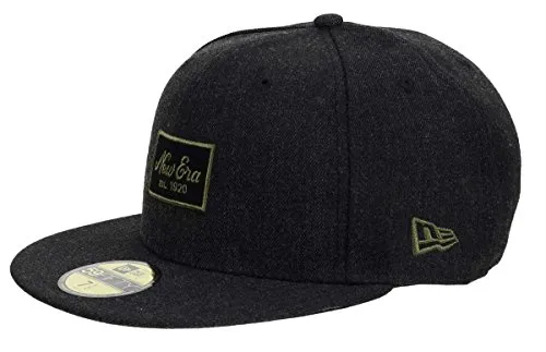 New Era Heather Script Heather Black 59Fifty Basecap - 7 1/8-57cm (M) - Stylisches 59Fifty Basecap aus hochwertigem Heather-Material für optimalen Tragekomfort und perfekten Sitz.