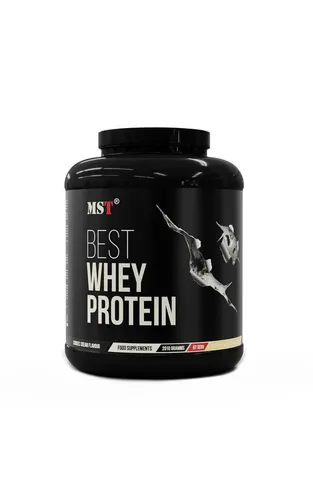 MST - Best Whey Protein + Enzyme 2010g - Leckeres, leicht lösliches Proteinpulver mit Molkenproteinisolat und Enzymen zur einfachen Integration in Ihren Alltag. Ideal zur Ergänzung der täglichen Proteinzufuhr.